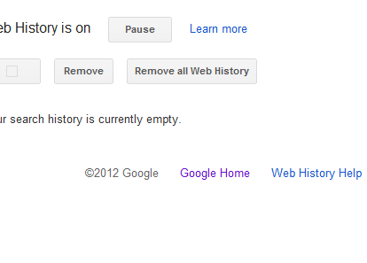 Reminder: Turn Off Your Google Web History Today