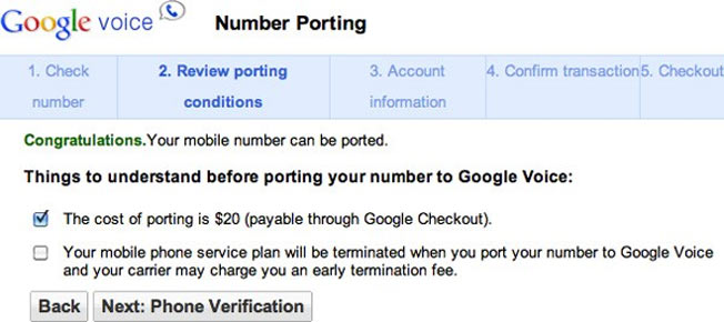 Coming Soon: Port Your Number To Google Voice For $20