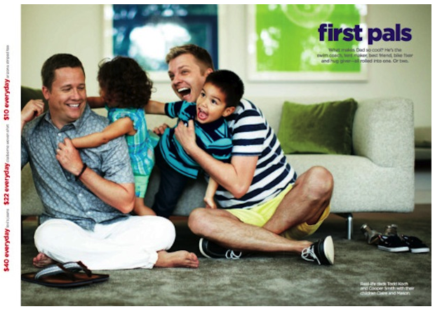 JCPenney Sparks Protest From One Million Moms By Showing Two Gay Dads In Father's Day Catalog