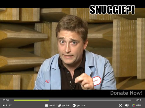 $4,334.86 Raised, Ben Eager To Test Snuggie