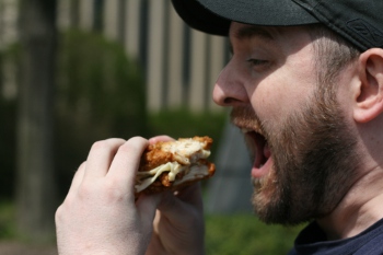 Consumerists' Hands-On Taste Test With The KFC Double Down