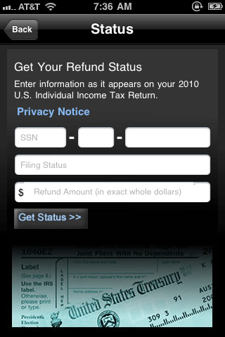 Track Your Tax Return Status With IRS2Go App
