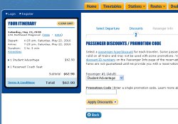 Why Does Amtrak Charge Me Extra To Use My Student Discount?