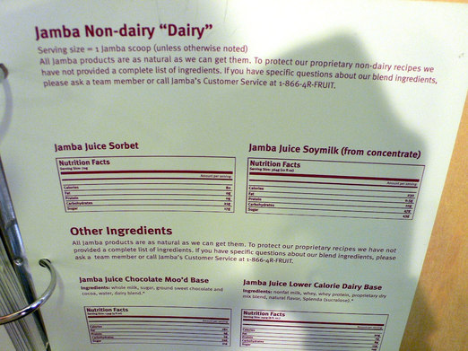 Jamba Juice Says It Doesn't Sell Milk-Filled "Non-Dairy Blend"