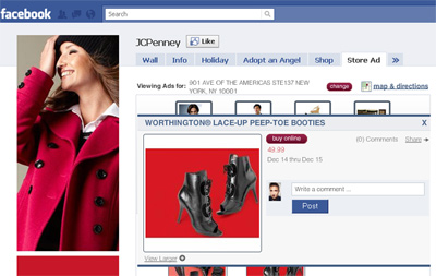 JCPenney Opens Up The First Facebook Store