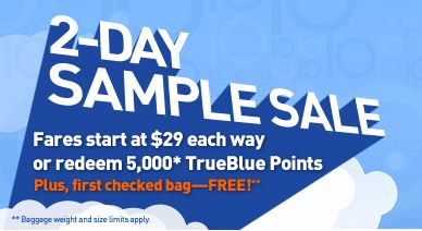 JetBlue Throws 2-Day Sample Sale