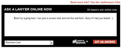 Get Expert Legal Advice From JustAnswer