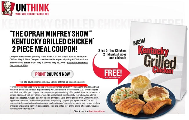 Get $3.99 In Oprah Free KFC Coupon Debacle Lawsuit
