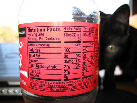 Coke Expands Nutrition Label To Actually Make Sense