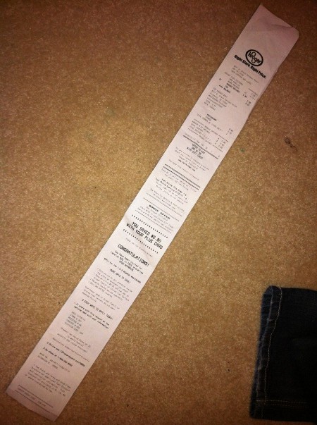Buy Two Things At Kroger And Get A Free Yard Of Receipt Toilet Paper