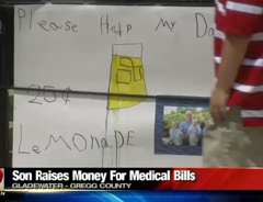 Kid Shows He's A Real Go-Getter, Makes $10K Selling Lemonade For His Ailing Dad