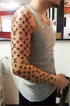 Louis Vuitton Tattoo Sleeve Takes Brand Loyalty Too Far