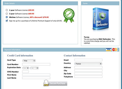 "MacDefender" Trojan Tricks Mac Users Into Giving Up Credit Card