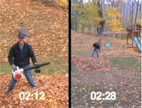 Consumer Reports: Man Vs. Leaf Blower