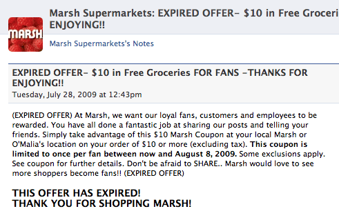 Grocery Store Cancels Facebook Coupon Deal, Enrages Customers