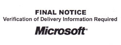 DirectBuy Solicitation Disguised As Important Letter From Microsoft
