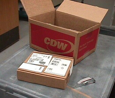 CDW Puts Small Item In Medium Box, Then Puts Medium Box In
Large Box