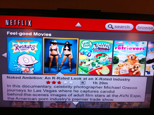 Xxxvideokom - Netflix Suggests That Your Child Watch A Very Educational Documentary About  Porn â€“ Consumerist