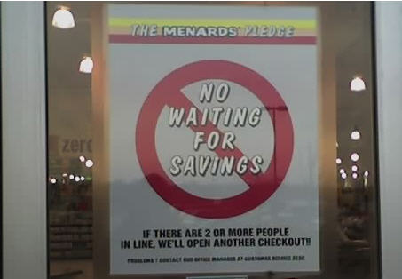 Menards: No Waiting For Savings