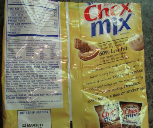There Are No Nuts In Honey Nut Chex Mix