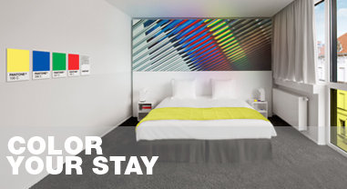 Pantone Hotel Lets You View World Through Rose (15-1626)-Colored Glasses
