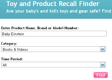 Find If Your Kid's Toys Got Recalled