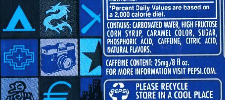 Pepsi Labels Will Include Caffeine Content