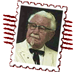 The Colonel Sanders Stamp of Approval