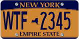 New York State Holds License Plate Fundraiser