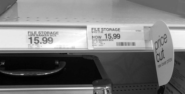 At Target, ‘Price Cut’ Means Keep The Same Price