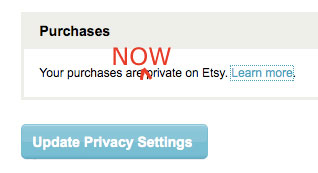 Etsy Sort Of Listens To Internet, Changes Privacy Defaults