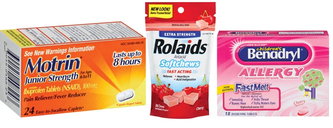 Recalls Issued For Children's Benadryl, Motrin & Rolaids Softchews