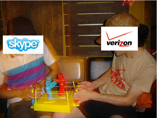 Cellphone War: Skype Vs. Verizon