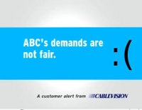 Cablevision Produces New Bitchy Video Loop Aimed At
ABC
