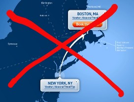 Jet Blue COO: Flying From NYC To Boston Is Stupid