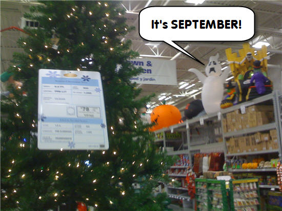 Lowe's Halloween Decorations Are Already Sick Of Christmas