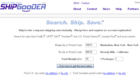 Find Cheapest Shipping Rates With ShipGooder