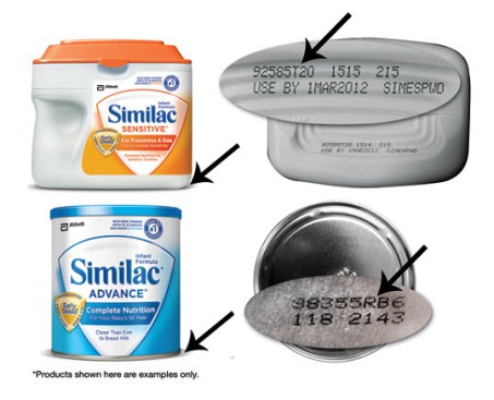 Having Trouble With Similac's Recall Site? There's A PDF For That