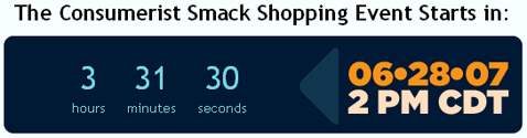 Smackdeal Shopping Event Starts At 3pm Eastern