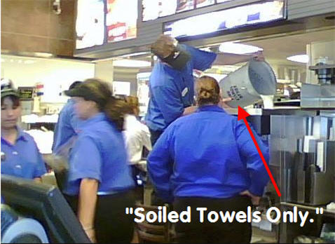 Customer Catches McDonald's Refilling Milkshake Machine With "Soiled Towels Only" Bucket