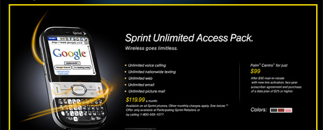 Sprint Testing Unlimited Minute Plan