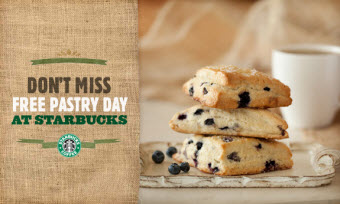 Reminder: Buy A Starbucks Coffee, Get Free Pastry This Morning