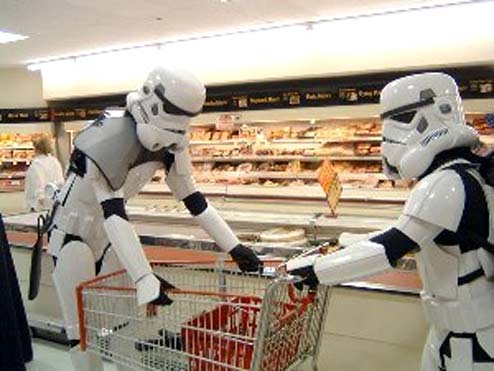Rising Food, Gas Prices, Force Stormtroopers To Carpool