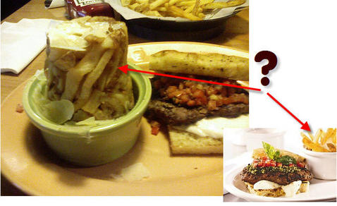 Applebee's Bruschetta Burger Menu Picture Vs Reality