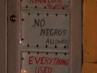 Strip Club Sign Declares "No Negro's Allowed"
