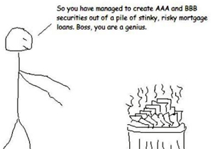Subprime Meltdown As Told By Stick Figures