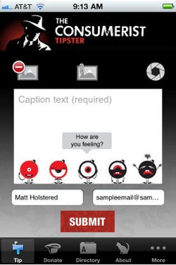Use The Free Consumerist Tipster App To Send Us Photos Straight From Your iPhone