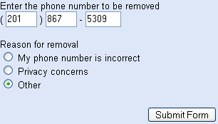 Remove Your Phone Number From Google Phonebook