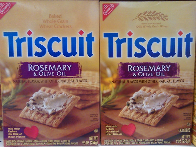 Nabisco Zaps Triscuits With Grocery Shrink Ray