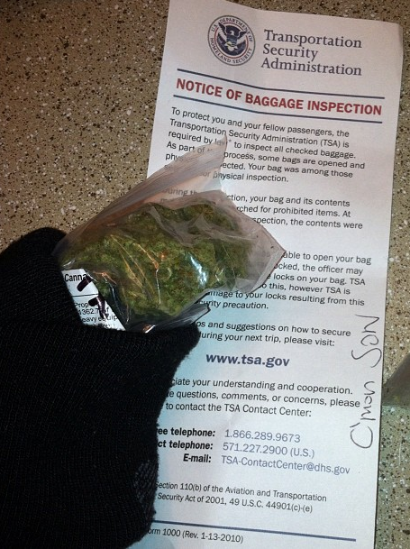 TSA Agent Finds Pot In Rapper's Bag, Leaves Note Rather Than Confiscating It
